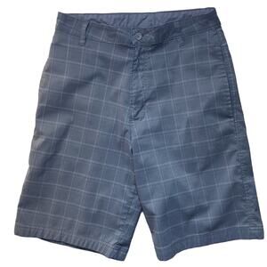 Champion Duo Dry Hybrid Plaid Golf Shorts SZ 30 Bermuda Shorts Gray